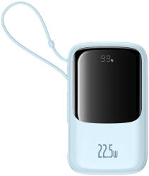 Baseus Qpow Pro+ 22.5W 10000mAh USB-C Power Bank, kék