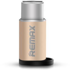 REMAX Micro USB - Type-C átalakító adapter, arany
