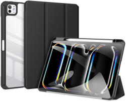 Dux Ducis Toby case iPad Pro 11 (2024) oldalra nyíló okos tok, érintőceruza tartóval, fekete