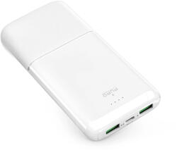 PURO Powerbank Puro DAILY 10 PLUS 10000mAh 2x USBA / 1x USB-C 22.5W, fehér