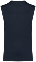 Kariban Férfi organikus széles vállú ujjatlan póló, Kariban KA3022IC, Navy-2XL (ka3022icnv-2xl)