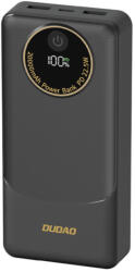 Dudao Powerbank Dudao K12 10000mAh PD22.5W USB-A, USB-C, fekete