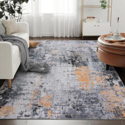 Decomall Szürke Absztrakt Stílusú Beltéri Szőnyeg 80x150cm