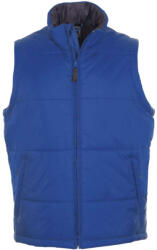 SOL'S Uniszex WARM steppelt mellény poliészter béléssel, SOL'S SO44002, Royal Blue-3XL (so44002ro-3xl)