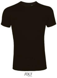 SOL'S IMPERIAL keskeny szabású rövid ujjú férfi póló, SOL'S SO00580, Deep Black-2XL (so00580dbl-2xl)