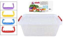 Enger szögletes műanyag tároló doboz füllel, 6L (6421937000217)