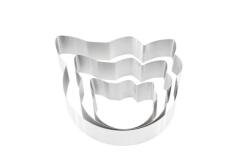 ENGER cicás 3 részes torta forma, rozsdamentes (5999036111000)