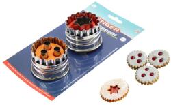 ENGER 2 db-os linzerkiszúró szett figurás középpel 5 cm (5999036108529)