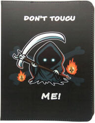  Don't touch me! univerzális flip tok 7-8 colos tablethez, mintás