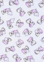 BabyBruin Tetra baba kifogó 90x100 cm - Rózsaszín párnás maci (311172rozsaszinmaci)