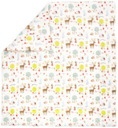Baby Bruin Bélelt pamut takaró 75x90 cm - Erdei állatos