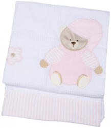Baby Bruin takaró prémium 140x110 cm - Rózsaszín