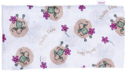 Baby Bruin Mintás Cseh textil pelenka, textilpelenka fehér 70x70 cm - Zöld barika