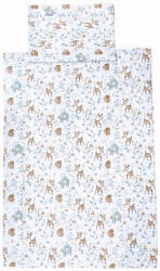  Pamut, 2 részes gyerek, ovis ágynemű garnitúra 90x135 cm, 35x45 cm - Őzikés (215015ozike)