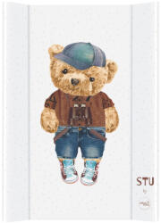 BabyBruin Puha Pelenkázó lap ékes 50x70 cm - Sapkás maci (55043461sapkasmaci)