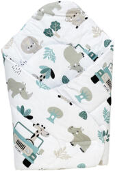 Baby Bruin Pólyává alakítható takaró 78x78cm - Safaris