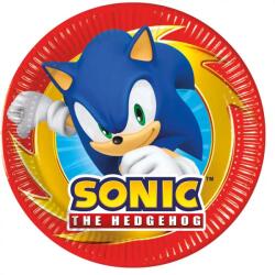  Sonic a sündisznó Sega papírtányér 8 db-os 20 cm FSC (PNN95646) - ajandekplaza