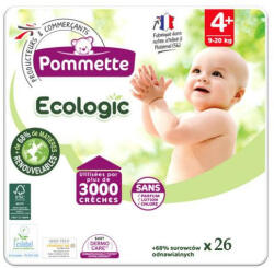 Pommette pelenka Ecologic, Csomagolás sérült! (4+-os) 9 - 20 kg (26 db/cs) (peckxp-hbs)