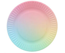 Godan Papírtányér 18cm 6db Szivárvány (LUFI198473)