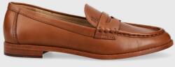 Lauren Ralph Lauren Lauren Ralph bőr mokaszin Wynnie női, lapos talpú, 828753182, 802875318001 - barna Női 40