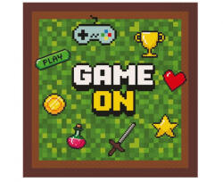 GoDan Szalvéta 33x33cm 20db, Game On (LUFI500349)