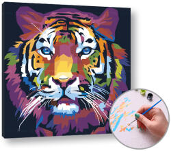  Festés a számok szerint TIGER JUNGLE | low difficulty