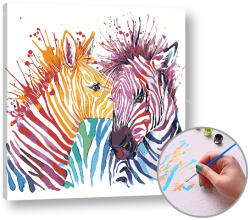  Festészet szám szerint ZAMILOVANÉ ZEBRY ZAMILOVANÉ | medium difficulty