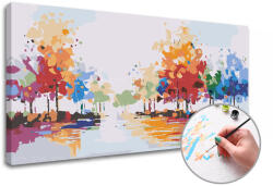 Festés a számok szerint Séta a varázslatos parkban | low difficulty