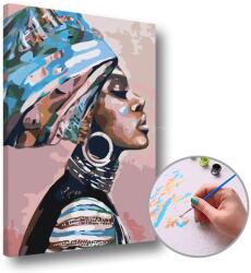 Paint by Numbers - Nő turbánnal