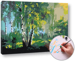 Festés számok szerint SÉTA AZ ERDŐN ÁTLÉPVE | low difficulty - kephaz