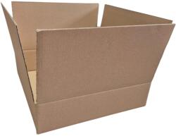 Csomagküldő doboz, hullámkarton költöztető doboz 400x400x100mm (SZID-02394)