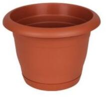 Elif Plastik Virágcserép alátéttel Méret: 2, 5L 18, 5x13, 6cm