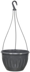 Elif Plastic Függő virágtartó akasztóval 18.5×12cm 1.8L Szín: Antracit