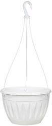 Elif Plastik Függő virágtartó 27x40 cm 5.8L Szín: Fehér