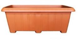 Elif Plastik Virágláda Antik 70cm 33x74x27cm Szín: Terrakotta