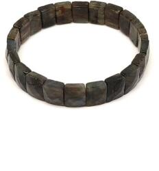 R. M. ékszer Labradorit fazettált téglalap karkötő 12x9, 5mm (059978)