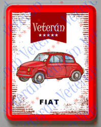  Hűtőmágnes Műanyag - Fiat piros (562206)