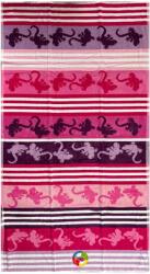  Crazy Gekko lila strandtörölköző