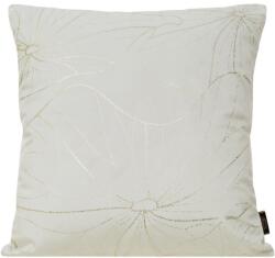 Takoy Bársony díszpárnahuzat BLINK 25 finom világos arany tavirózsa levelekkel