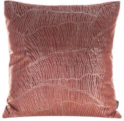 Takoy Bársony díszpárnahuzat ezüst banánlevél-motívummal