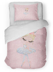 Takoy Pamut ágyneműhuzat kiságyba prémium szatén balerinák rózsaszín