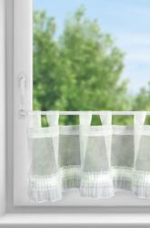 Takoy Vitrázs függöny etaminból MARY gyöngy applikációval díszítve 150 x 30 cm