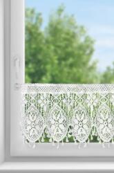 Takoy Boho stílusú vitrázs függöny MOLY finom bojtokkal díszítve 150 x 30 cm-HF-464343