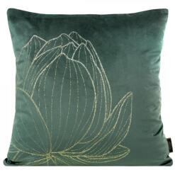 Takoy Bársony díszpárnahuzat BLINK 19 nagy lótuszvirág-motívummal-HF-388607