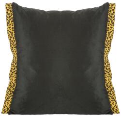 Takoy Bársony díszpárnahuzat állatmintás anyagból készült díszes szegélyekkel