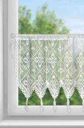 Takoy Boho stílusú vitrázs függöny MARTHA finom bojtokkal díszítve 150 x 60 cm-HF-464357