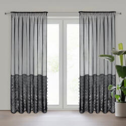 Takoy Függöny DEBORA finom voile anyagból lézervágott mintával díszítve 140 x 270 cm