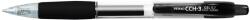 PENAC Pix cu gel PENAC CCH-3, rubber grip, 0.7mm, corp transparent - scriere neagra (P-BA3101-06F) - officeclass