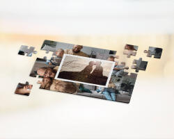  Egyedi fényképes puzzle (5 képes, fekvő)