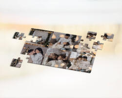  Egyedi fényképes puzzle (6 képes, fekvő)